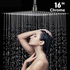 16 inch Large Rain Shower Head Stainless Steel Ceiling Shower Head High Pressure