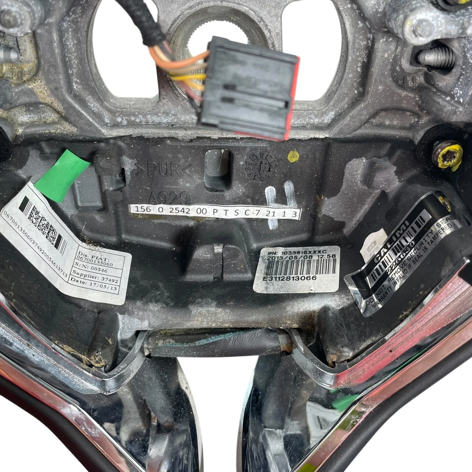 2014-2020 Maserati Quattroporte Ghibli Leather steering wheel multi function OEM - Image 4 of 4