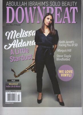 MELISSA ALDANA DOWNBEAT MAGAZINE APRIL 2022