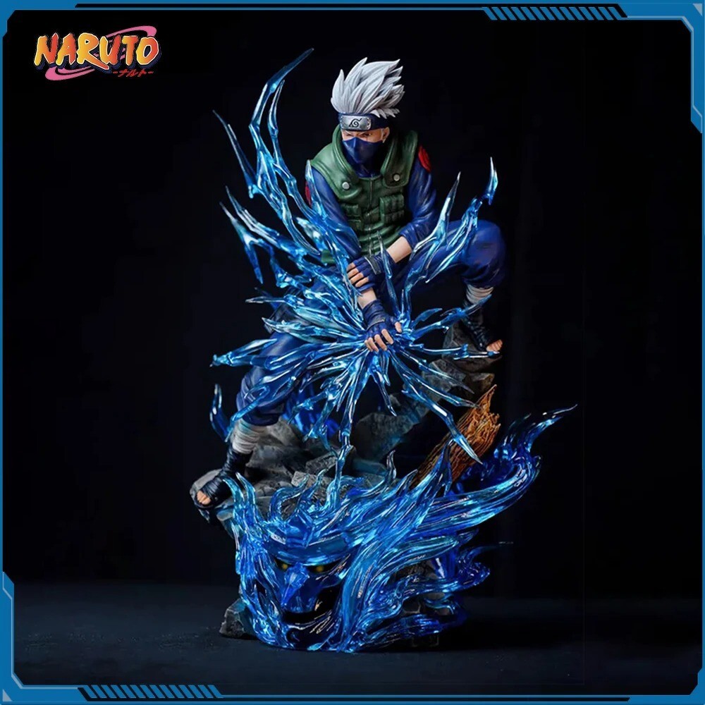Figura de anime Naruto - Kakashi Hatake CHIDORI -23 cm y efecto de luz figura modelo PVC