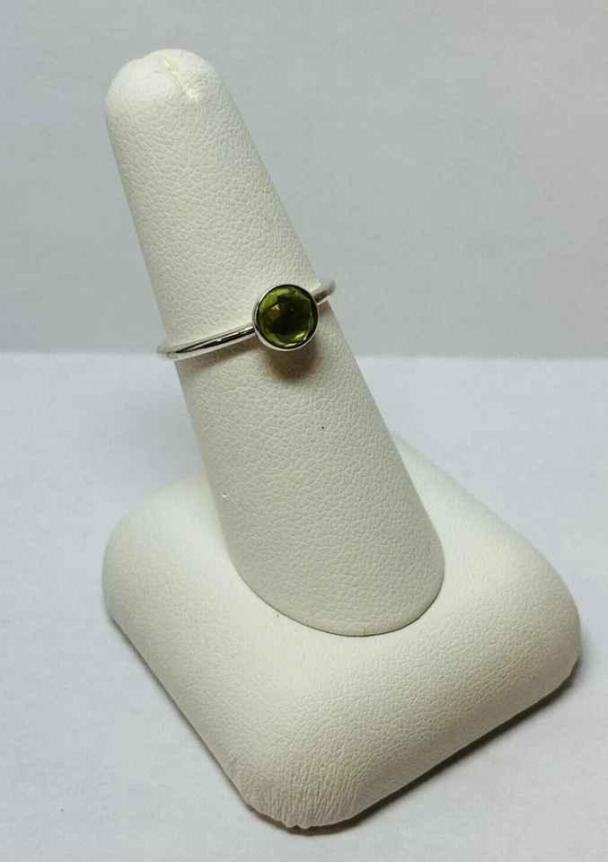 Pandora Sterling 925 Silver August Droplet Birthstone Ring Sz 6.5 191012PE - Image 4 of 4