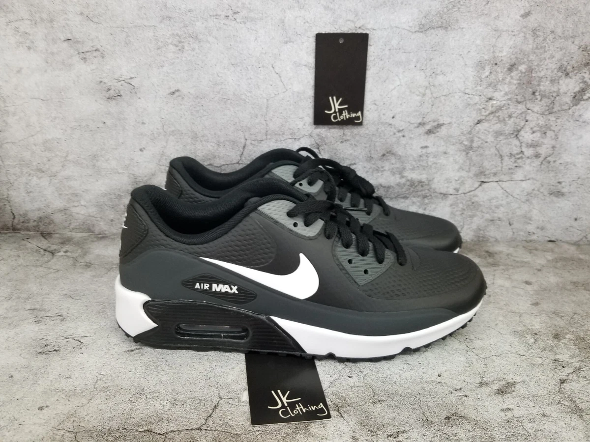 CU9978 002 Nike Air Max 90 G Golf Shoes Black White Anthracite Men s Size 9