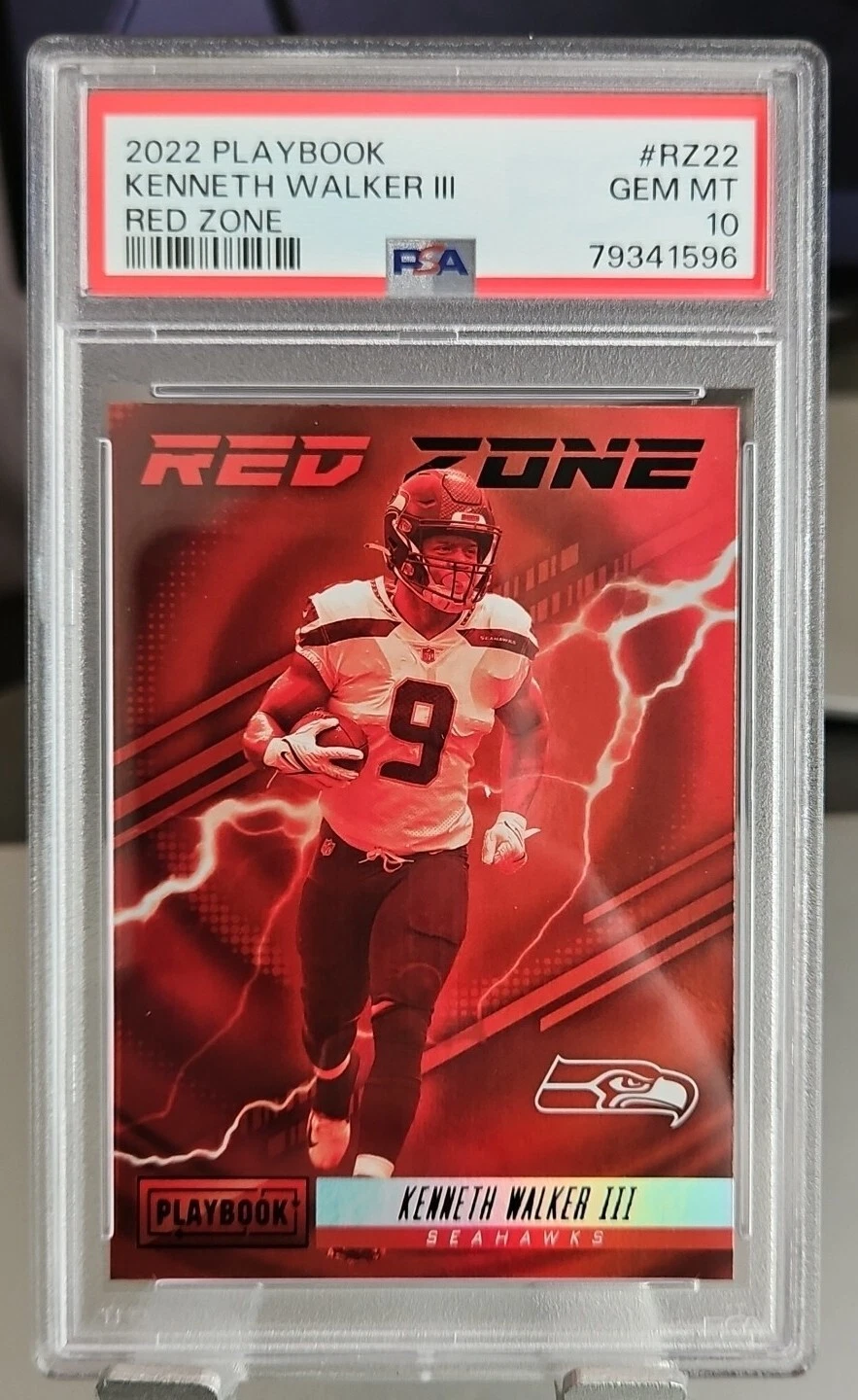 Kenneth Walker III Panini Playbook Red Zone #RZ22 Base