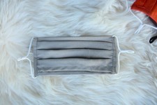 100 Cotton Nude Face Triple Layers Mask with Filter pocket and Nose Wire