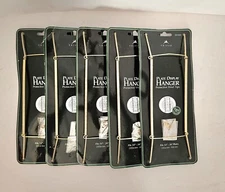 Deluxe Plate Hangers BRASS 14"- 20" Wall Wire Display Easel Tripar (Set Of 5)