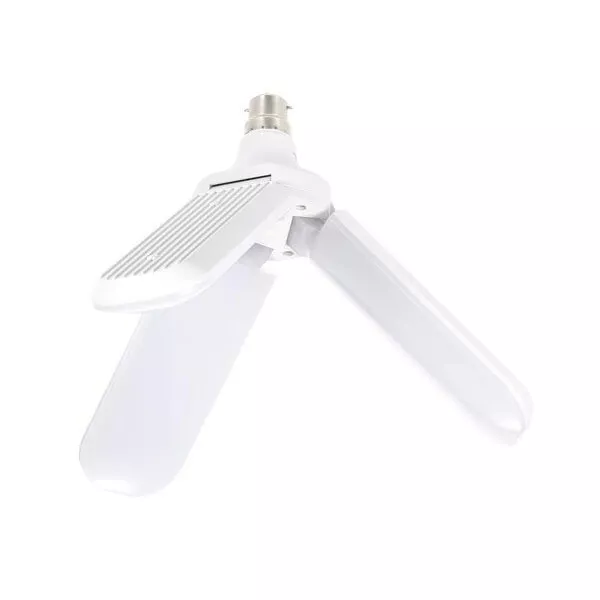 LED Bulb bayonet Super Bright Foldable Lights Fan Blade bulb W Warm white