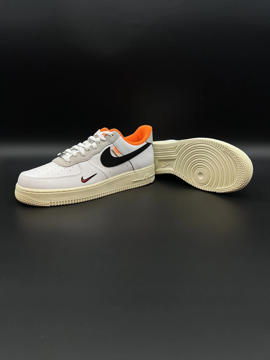 Nike Air Force 1 Low Hoops White Orange Black DX3357-100