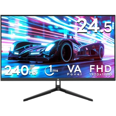 Z-EDGE 24.5" 1080P 240 Hz 1 ms FreeSync HDMI + DP VA Flat Panel Gaming Monitor
