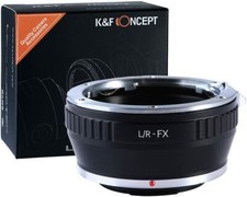 Lens Adapter for Leica R Mount Lens to Fujifilm Fuji X Mount Mirrorless Cameras