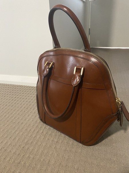 Burberry Ladies Orchard Leather Handbag