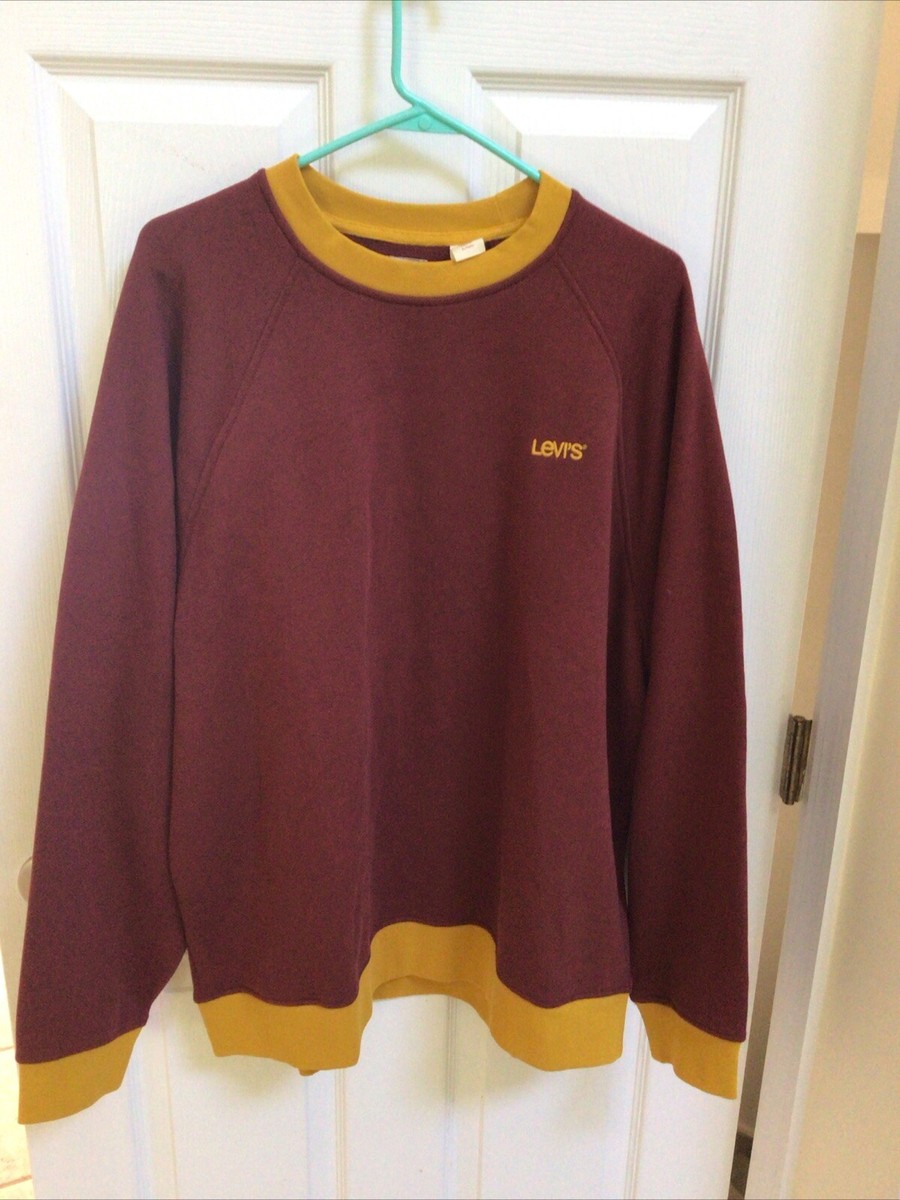 Levi's Men's Seasonal Colorblock Crewneck Sweatshirt, Multicolor, X-Large XL