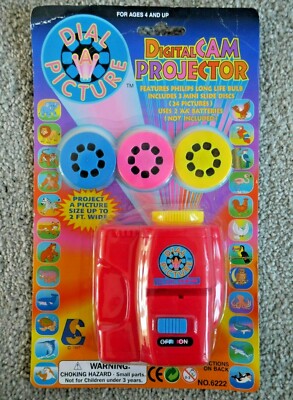 VINTAGE DIAL A PICTURE DIGITAL CAM PROJECTOR TOY VIEWER 1997 RARE SEALED M076