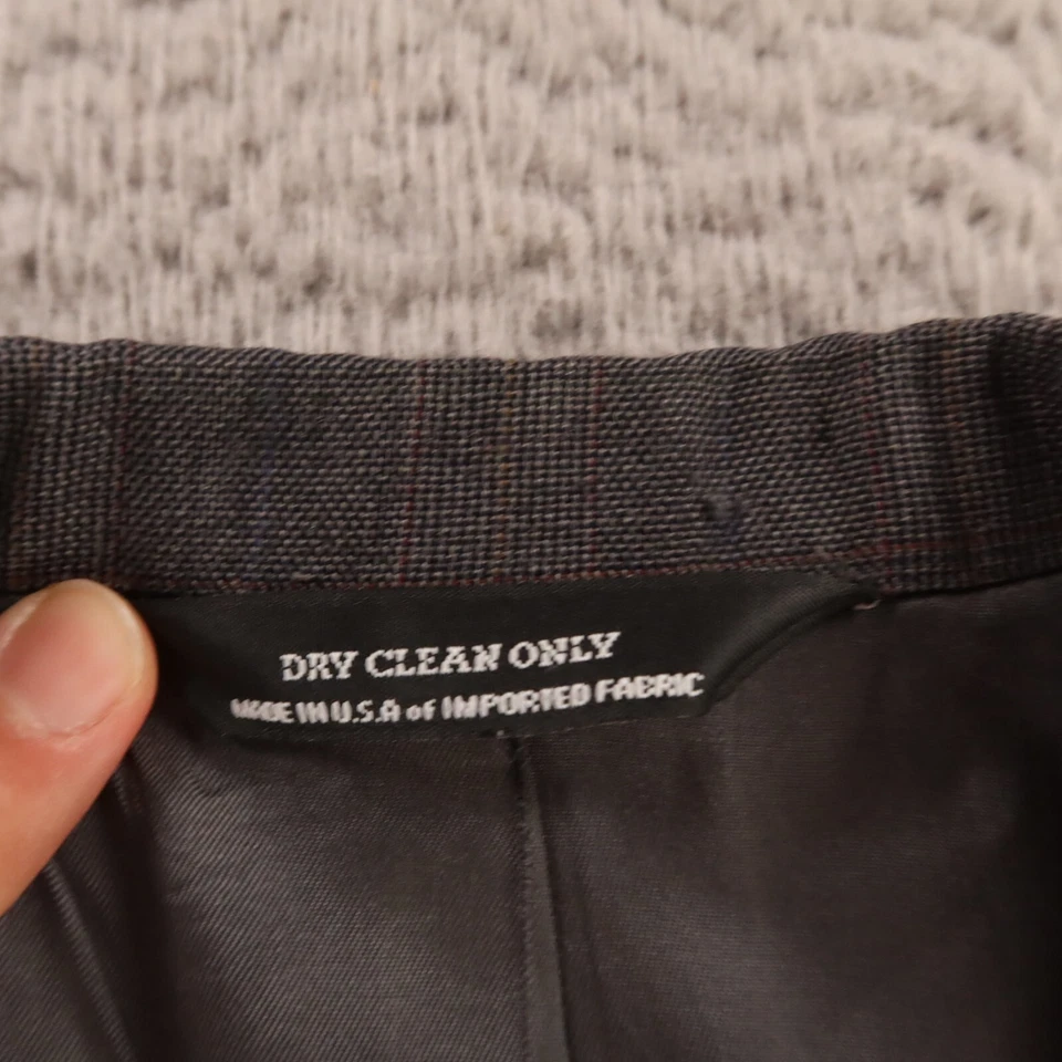 Chaqueta John Alexander M Gris Príncipe de Gales Cuadros Glen Lana Worsted 40R Foto 3 de 4