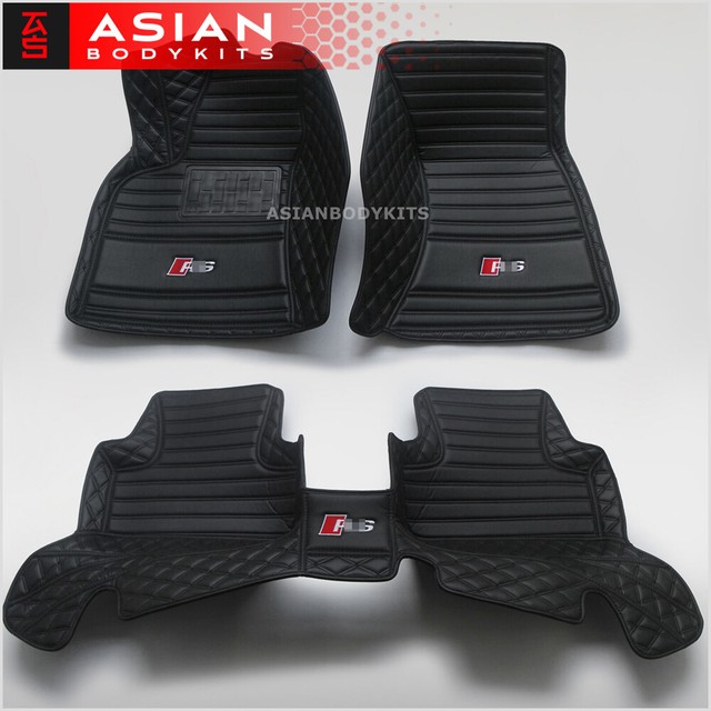 ECO Leather FLOOR MATs for Audi Q3, Q5, Q7, A4, A5, A6, A7, A8, TT