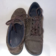 Rockport Hydro-Shield Waterproof Brown Leather Shoes  Kids size 8N