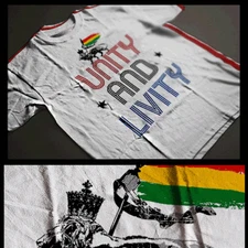 Unity and Livity t shirt, Black history, Africa, Mandela, MLK, Ferguson