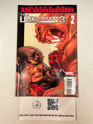 Ultimates 3 #2 NM Marvel Comic Book Captain America Thor Spider-man 22 HH5