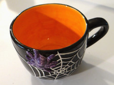 Vintage Ganz Halloween Purple Spider & Web on...