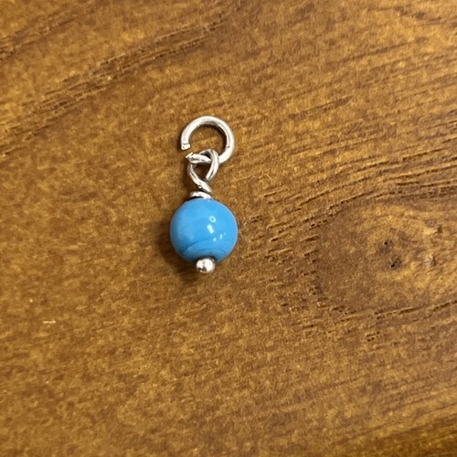 James Avery Turquoise Blue Bead Charm 