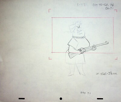 Loopy De Loop 1963 JERRY EISENBERG Hand-Drawn Production Pencil Layout