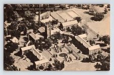 Postcard Missouri Webster Groves MO Eden Seminary Aerial 1950 Posted