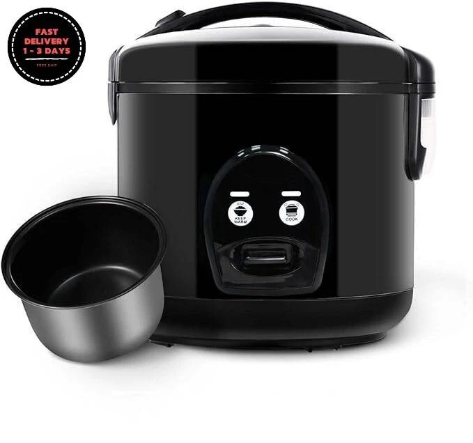 Olla arrocera eléctrica con un solo toque para arroz de sushi japonés asiático.