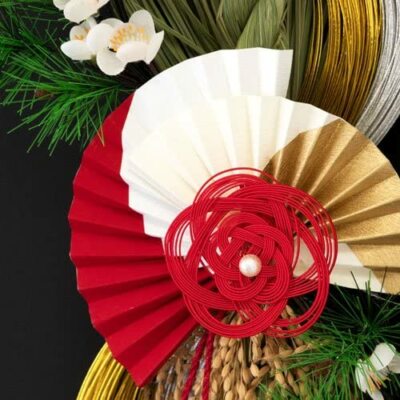 New year しめ縄 Luxury Japanese Shimenawa New Year's decoration 梅福綏 Umefukusui