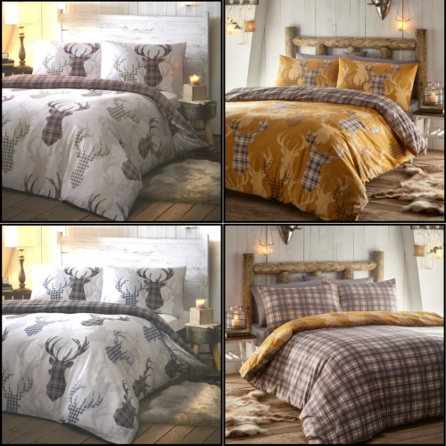 Duvet Quilt Cover Set Bedding, Grey And Gold Super King Bedding