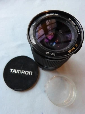 Objectif appareil photo TAMRON CANON FD 28-80 MM 3.5-4.2 MACRO pour pièces - Photo 1/4