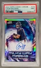 Caleb Williams 2024 Topps Cosmic Chrome Milky Way Marks RC Auto /75 SP PSA 9