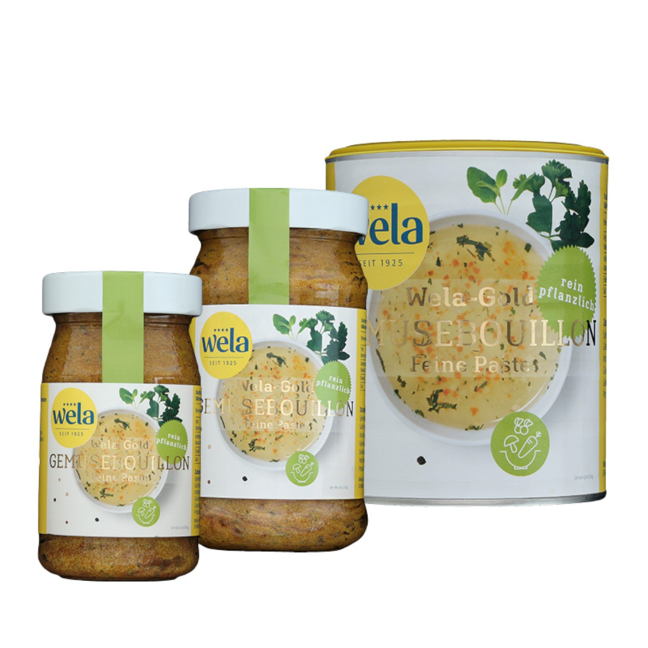 wela-GOLD Gemüsebouillon, für Suppen, Soßen, Eintöpfe - wela (0,46EUR pro L)