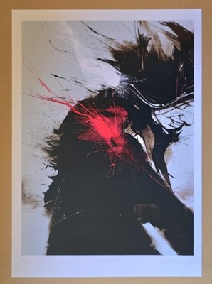 ''HOYA CARNOSA'' by Russ Mills alias Byroglyphics ~ Rare Early Print 2008 ~ #/25