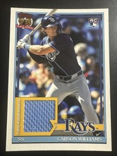 2026 Topps Series 1: Carson Williams 1991 Relic Game Used #91R-CW - Rays (RC)