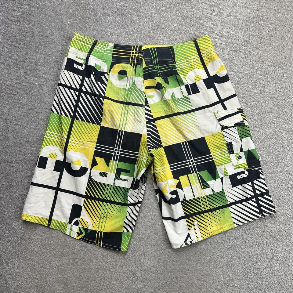 QUIKSILVER Herren Badehose Badeshorts Gr. 32 Beach Board Shorts Logo 13715 Grün - Bild 3 von 4