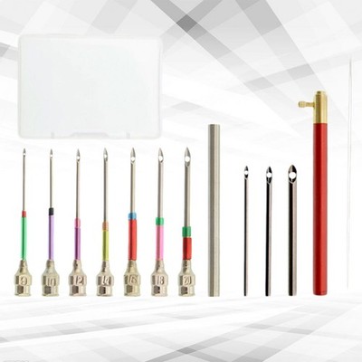 1Set Crewel Needle Vollmodell austauschbare Sticknadel Punch Needle Embroidery
