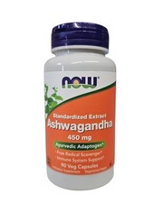 Now Ashwagandha 450Mg 90 Count Ayurvedic Adaptogen Immunity Support Vegan