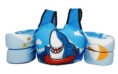 Kids Shark Swim Floatation Vest Floats | Chriffer -Safety Life Jacket|Pre-Owned