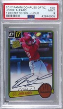 2017 Panini Donruss Optic Holo Prizm 5/5 Jorge Alfaro PSA 9 MINT Auto 6we