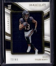 2023 Immaculate Collection #IRJ-TSC Tyler Scott Clearly Rookie Jerseys MEM,SN