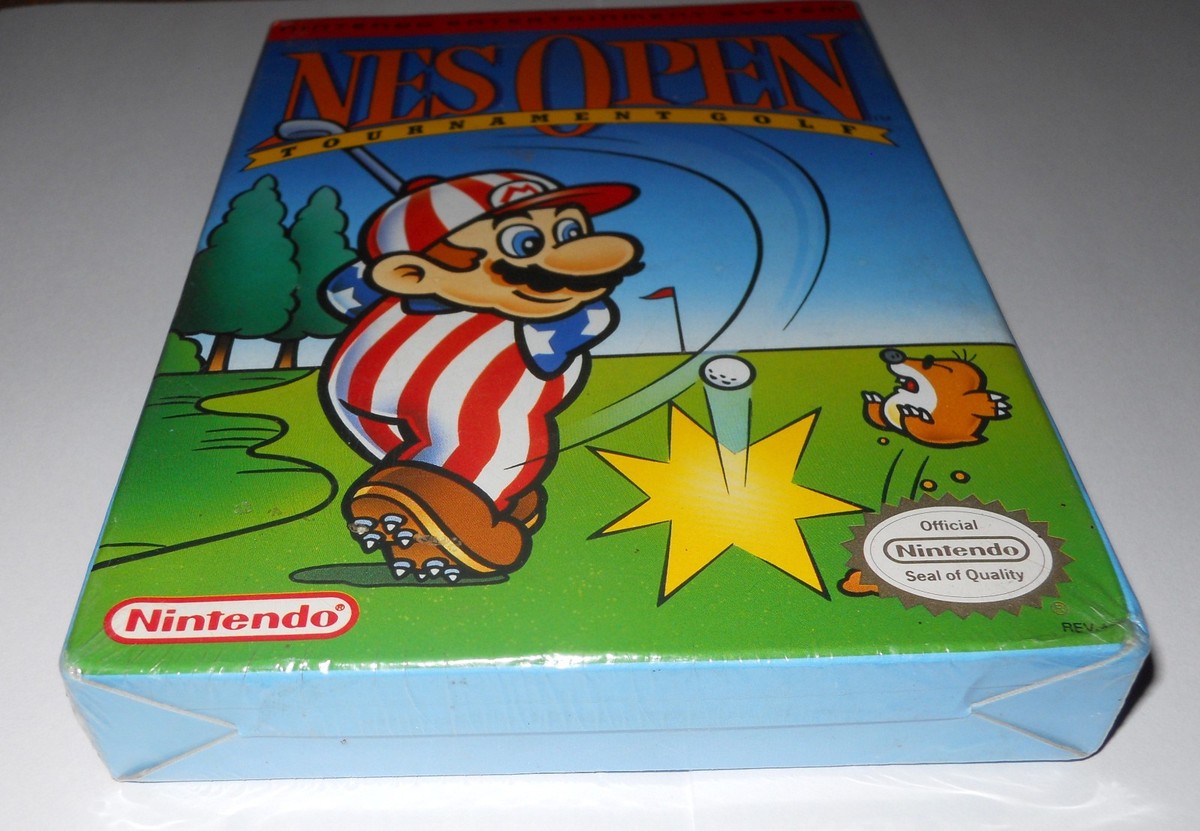 FC★NES OPEN TOURNAMENT GOLF NES 海外版 NES OPEN TOURNAMENT GOLF New/Factory Sealed Nintendo Game Complete