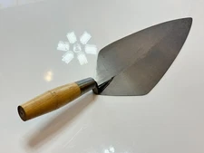 W. Rose Tools USA (NOS, New Old Stock) 11-1/2" Brick Trowel, Wood Handle