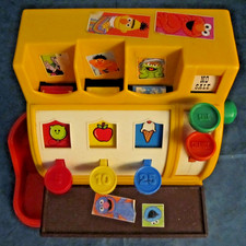 Vintage 1974 Fisher Price Cash Register toy