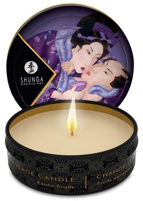 Shunga Massage Candle Libido 30 ml   Erotik Massagekerze mit Exotic-Fruits-Duft