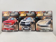 Hot Wheels Boulevard 2016 Subaru WRX STI, 70 ROVER & AERO SCULPT LOT OF 3