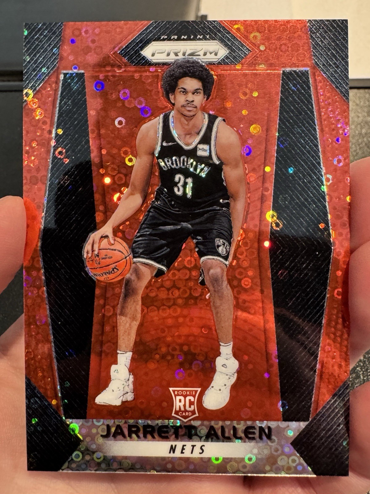 2017-18 Panini Prizm - Jarrett Allen #154 Red Fast Break Prizm /125 (RC)