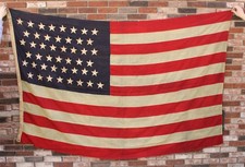 5x8 Antique Western Oklahoma 1908-1912 American 46 Star Flag NO RESERVE