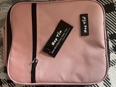 Hap Tim Pink Insulated Lunch Bag, 2 Compartments, Easy to Clean, Reusable