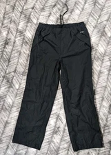 Oakley Rain Pants Mens Medium M Waterproof Logo Elastic Waist Lined Outdoor Golf