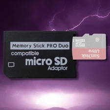 PSP Adapter TF To MS Reader Micro SD Adapter Memory Stick MS Pro Duo Converter