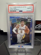 2017-18 Donruss Optic Rated Rookie Josh Hart White Sparkle PSA 10